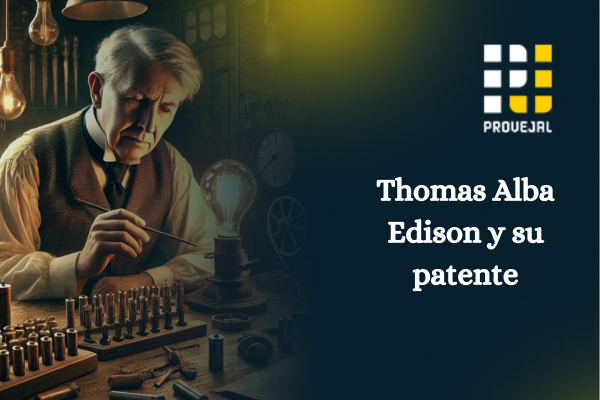 ¿Quién fue Thomas Alba Edison y de qué habla su patente?